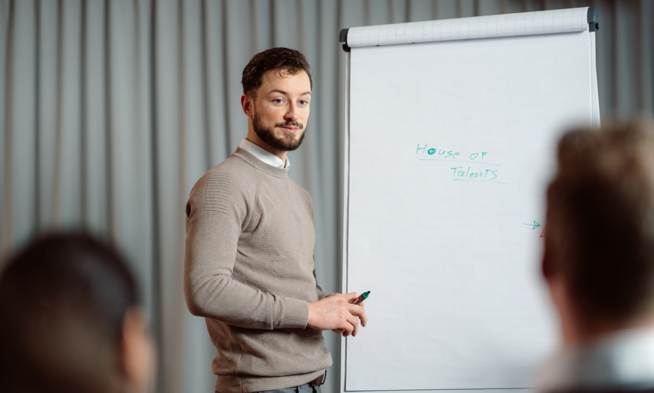 Werksetting man foto