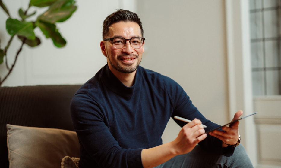 Data analyse expert man