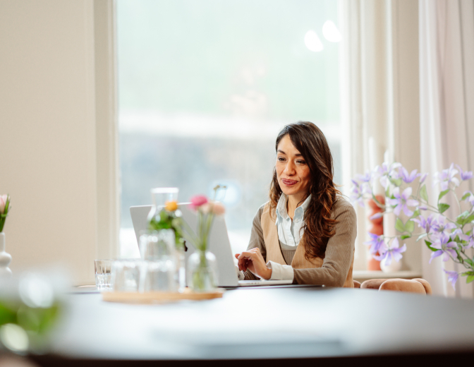 Data expert vrouw sfeerbeeld