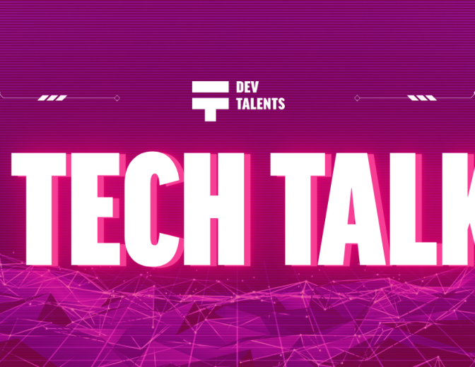 Tech Talk 2025 Dev Talents website banner