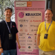 Boris en Steffan bij de ingang van Pycon Italy
