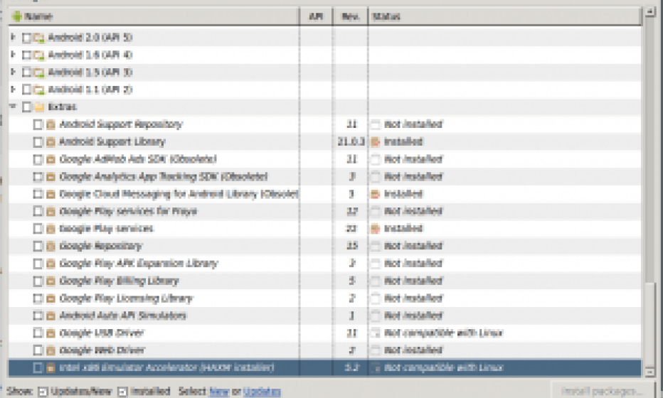 Android SDK Manager