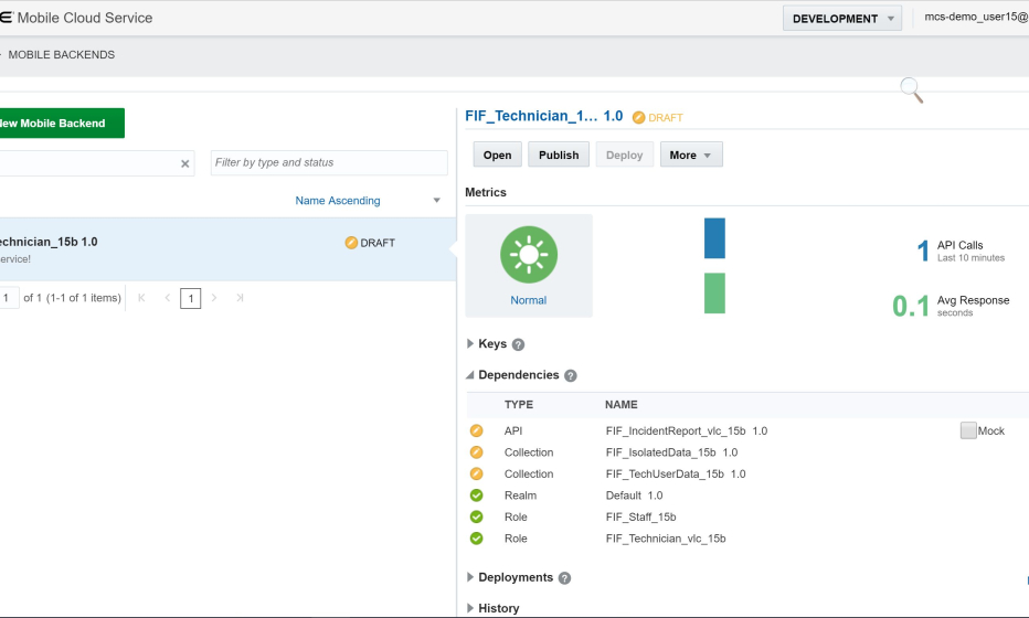 A Mobile Backend for MCS