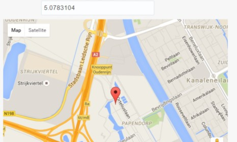 Maps location