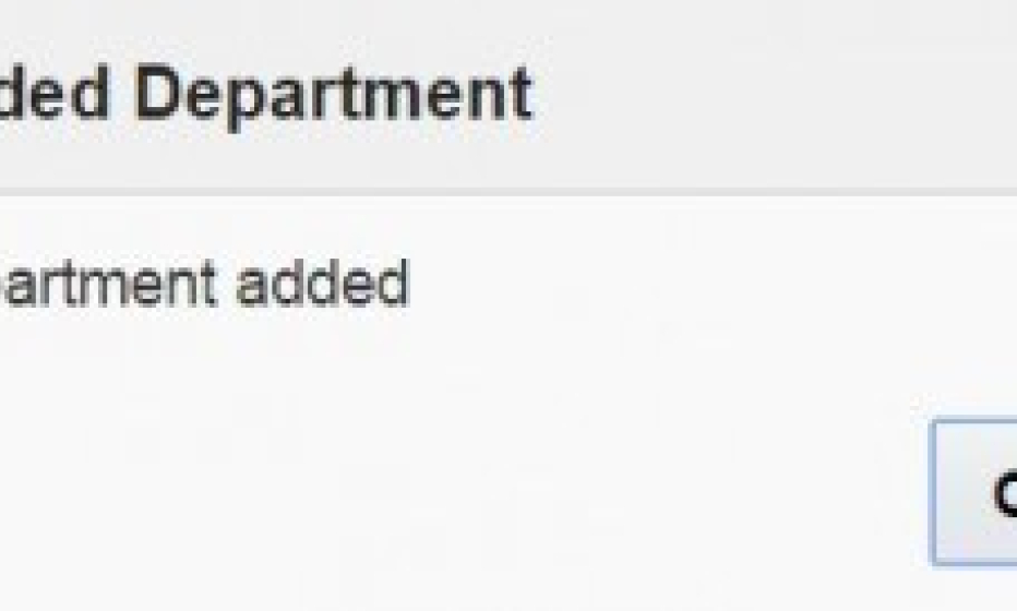 Added department
