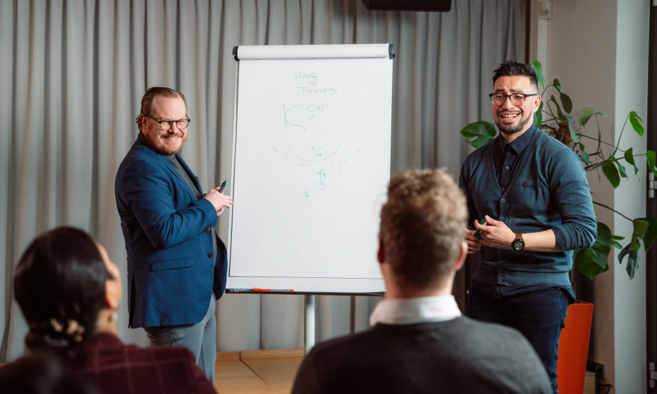 Collega's voor whiteboard