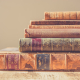 Stacked books