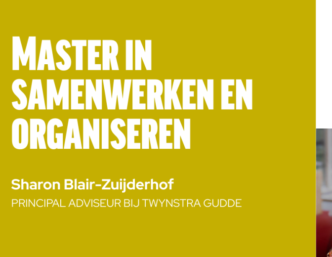 Sharon Blair Master aan het woord