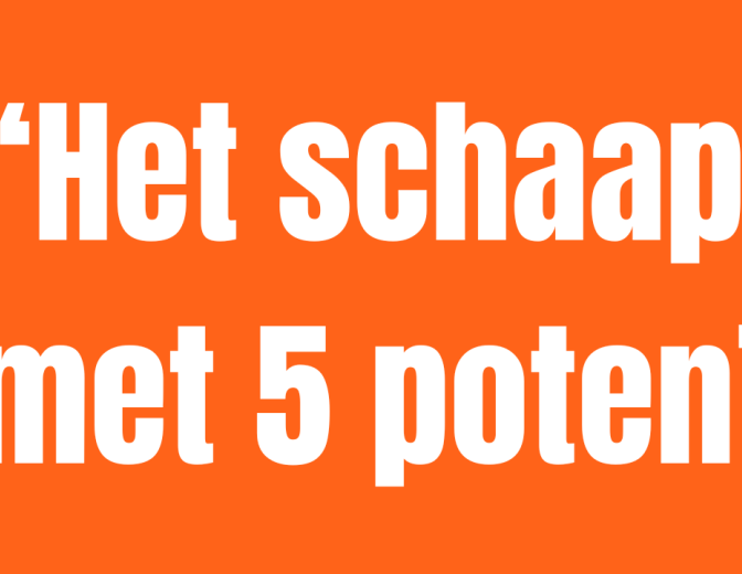Het schaap met 5 poten Leadership Talents